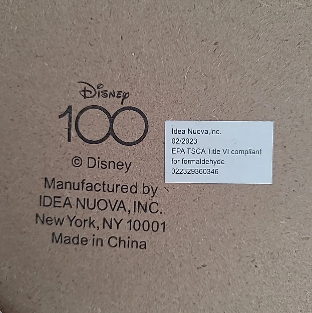 Disney Minnie Mouse Pink and Gray Framed Art 10 In W By 10 In H X 1.1 In D New - Picture 6 of 6